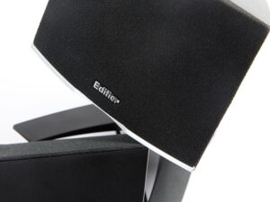 BOXE EDIFIER 2.1, RMS: 28W (2 x 8W, 1 x 12W), telecomanda pe fir, Iesire casti; black; raport semnal-zgomot: #85dBA; frecventa raspuns – sateliti: 140Hz – 20kHz, subwoofer: 20Hz – 130kHz, black, „M1380”- 392148 (timbru verde 11.00 lei)