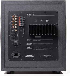 BOXE EDIFIER 5.1, RMS: 540W (5 x 60W, 1 x 240W), telecomanda pe fir cu display 2″ LCD + telecomanda wireless, digital optical in, black, „S760D” (include TV 10lei)
