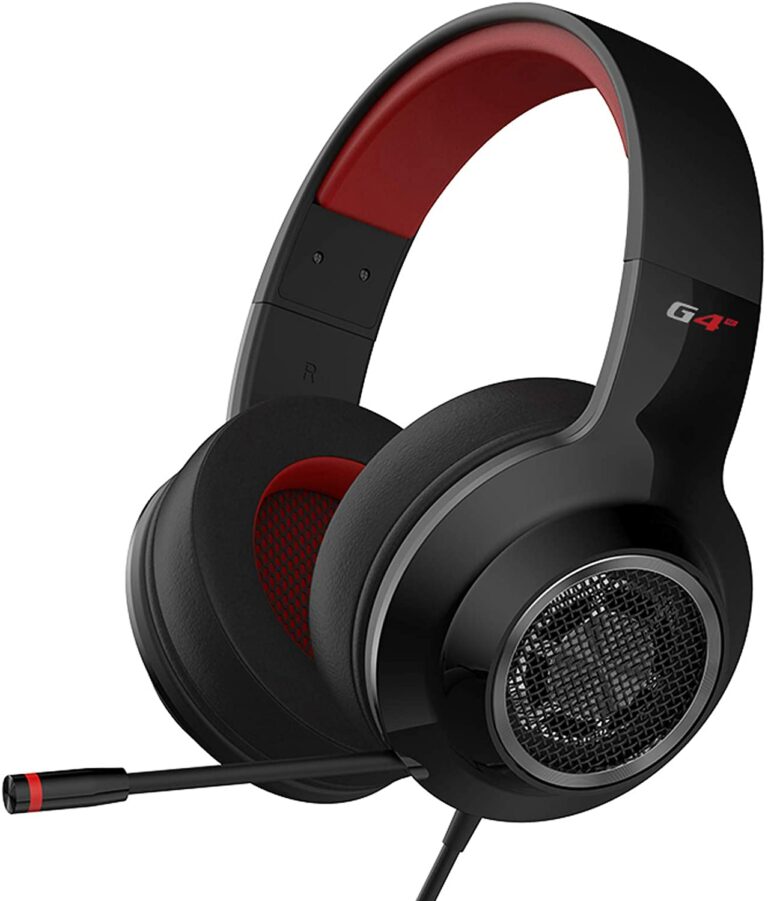 CASTI Edifier, cu fir, gaming, utilizare multimedia, smartphone, microfon pe casca, detasabil, conectare prin Jack 3.5 mm, negru, „G4-SE-BK”, (timbru verde 0.8 lei)