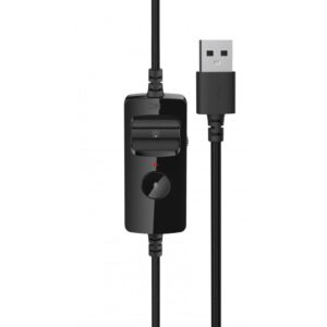 CASTI Edifier, cu fir, gaming, utilizare multimedia, microfon pe casca, detasabil, conectare prin USB 2.0, negru, „G4-TE-BK”, (timbru verde 0.8 lei)