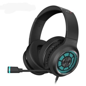 CASTI Edifier, cu fir, gaming, utilizare multimedia, microfon pe casca, detasabil, conectare prin USB 2.0, negru, „G7-BK”, (timbru verde 0.8 lei)