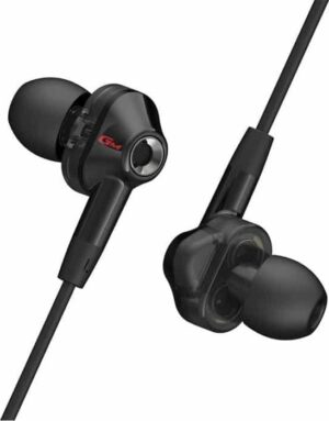 CASTI Edifier, cu fir, gaming, intraauriculare cu fir de legatura, utilizare multimedia, smartphone, microfon pe fir, conectare prin Jack 3.5 mm, negru, „GM2-SE-BK”, (timbru verde 0.18 lei)