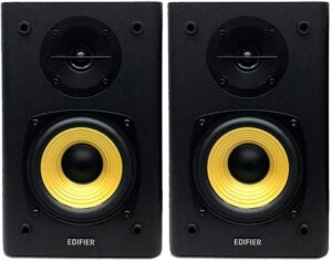 BOXE EDIFIER 2.0, RMS: 24W (2 x 12W), volum, bass, 220V alimentare, black „R1000T4-BK” (timbru verde 11.00 lei)