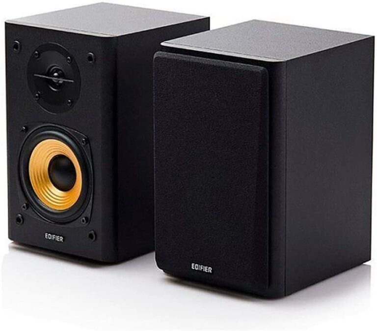 BOXE EDIFIER 2.0, RMS: 24W (2 x 12W), volum, bass, 220V alimentare, black „R1000T4-BK” (timbru verde 11.00 lei)