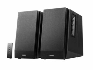 BOXE EDIFIER 2.0, RMS: 66W (2 x 15W, 2 x 18W), bluetooth telecomanda wireless, volum, bass, treble, dual RCA, black, „R1700BT” (include TV 10lei)