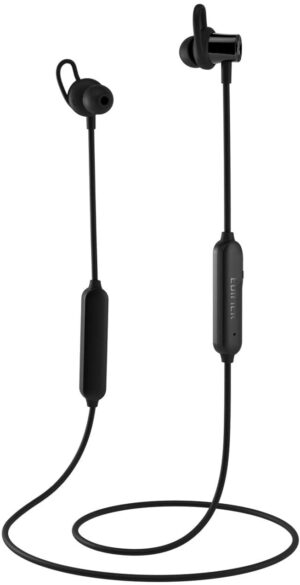 CASTI Edifier, „Sports”, wireless, intraauriculare cu fir de legatura, pt smartphone, microfon pe fir, conectare prin Bluetooth 5.0, negru, „W200BT-SE-BK”, (include TV 0.18lei)