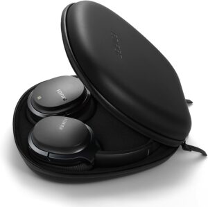 CASTI Edifier, wireless, cu fir, standard, utilizare multimedia, smartphone, microfon pe casca, conectare prin Bluetooth 5.0, Jack 3.5 mm, negru, „W860NB-BK”, (timbru verde 0.8 lei)