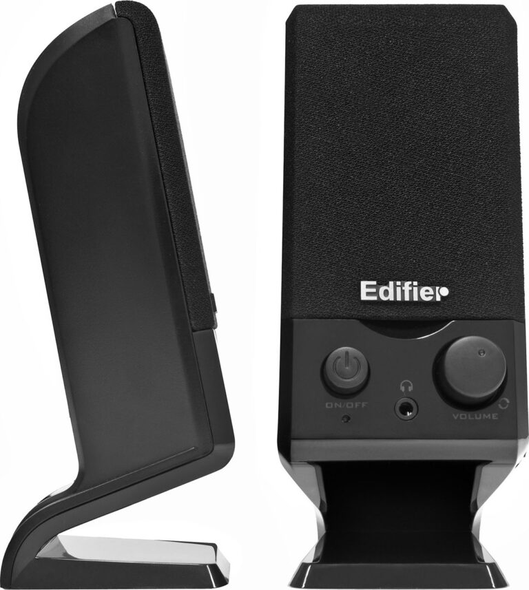 BOXE EDIFIER 2.0, RMS: 1.2W (2 x 0.6W), control volum, USB power, black, „M1250” 674667001001 (timbru verde 0.8 lei)
