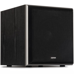 SUBWOOFER EDIFIER, RMS: 70W activ, 8″ bass, RCA Line-in/Line-out, automatic stand-by, frecv. 38Hz-200Hz, MDF 21mm, black, ” T5-BK” (timbru verde 4.00 lei)