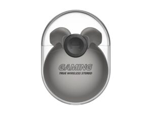 CASTI Edifier, wireless, utilizare multimedia, smartphone, microfon pe casca, conectare prin Bluetooth 5.2, gri, „GM5-GR”, (include TV 0.8lei)
