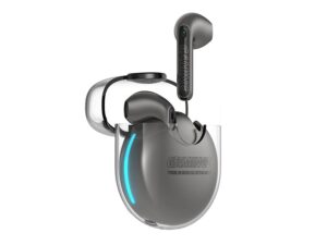 CASTI Edifier, wireless, utilizare multimedia, smartphone, microfon pe casca, conectare prin Bluetooth 5.2, gri, „GM5-GR”, (include TV 0.8lei)