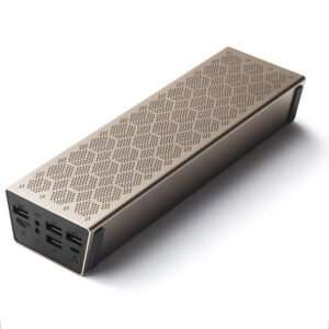 BOXE EDIFIER portabile bluetooth, RMS: 20W (10W + 10W), Bluetooth 5.0, microSD, built-in Li-ion pana la 8h (2 x 2600mAh), 3 x USB, gold, „MP380-GD” (include TV 0.8lei)