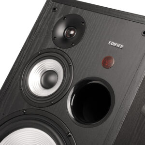 BOXE EDIFIER 2.0, RMS: 150W (2 x 14W, 2 x 16W, 2 x 45W), bluetooth 5.1, telecomanda wireless, volum, bass, treble, black,”R2850DB-BK” (timbru verde 11.00 lei)