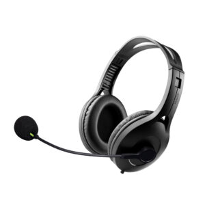CASTI Edifier, cu fir, standard, utilizare multimedia, call center, microfon pe casca, conectare prin USB 2.0, negru, „K810-BK”, (timbru verde 0.8 lei)