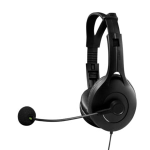 CASTI Edifier, cu fir, standard, utilizare multimedia, call center, microfon pe casca, conectare prin USB 2.0, negru, „K810-BK”, (timbru verde 0.8 lei)