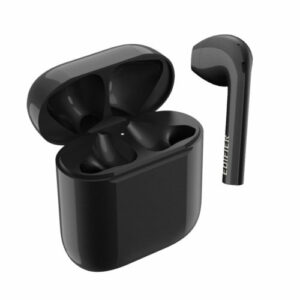 CASTI Edifier, wireless, intraauriculare – butoni, pt smartphone, microfon pe casca, conectare prin Bluetooth 5.0, tehnologie Edicall, negru, „TWS600-BK”, (include TV 0.18lei)