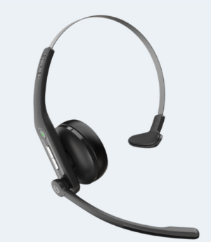 CASCA Edifier, wireless, utilizare multimedia, call center, mono, microfon pe casca, conectare prin Bluetooth 5.0, noise reduction, USB-C, negru, „CC200-BK”, (timbru verde 0.8 lei)