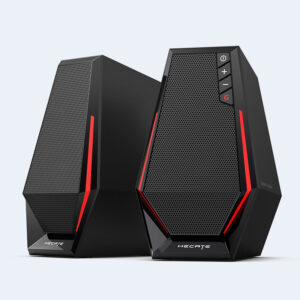 BOXE EDIFIER Gaming 2.0, RMS: 5W (2 x 2.5W), bass 2.5″, control volum, USB/AUX, LED light Red, frecv. raspuns 98Hz-20KHz, USB power, black, „G1500-SE-BK” (include TV 0.8lei)