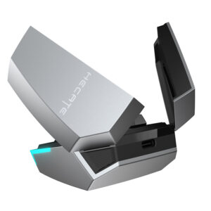 CASTI Edifier, wireless, gaming, intraauriculare – butoni, utilizare multimedia, smartphone, microfon pe casca, conectare prin Bluetooth 5.0, RGB, ANC, USB-C, gri, „GX07-GR”, (include TV 0.8lei)