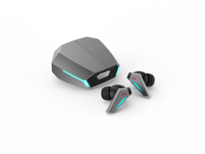CASTI Edifier, wireless, gaming, intraauriculare – butoni, utilizare multimedia, smartphone, microfon pe casca, conectare prin Bluetooth 5.0, RGB, ANC, USB-C, gri, „GX07-GR”, (include TV 0.8lei)