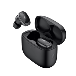 CASTI Edifier, wireless, intraauriculare – butoni, pt smartphone, microfon pe casca, conectare prin Bluetooth 5.4, negru, USB-C, ANC, IP55, „NEODOTS-BK”,
